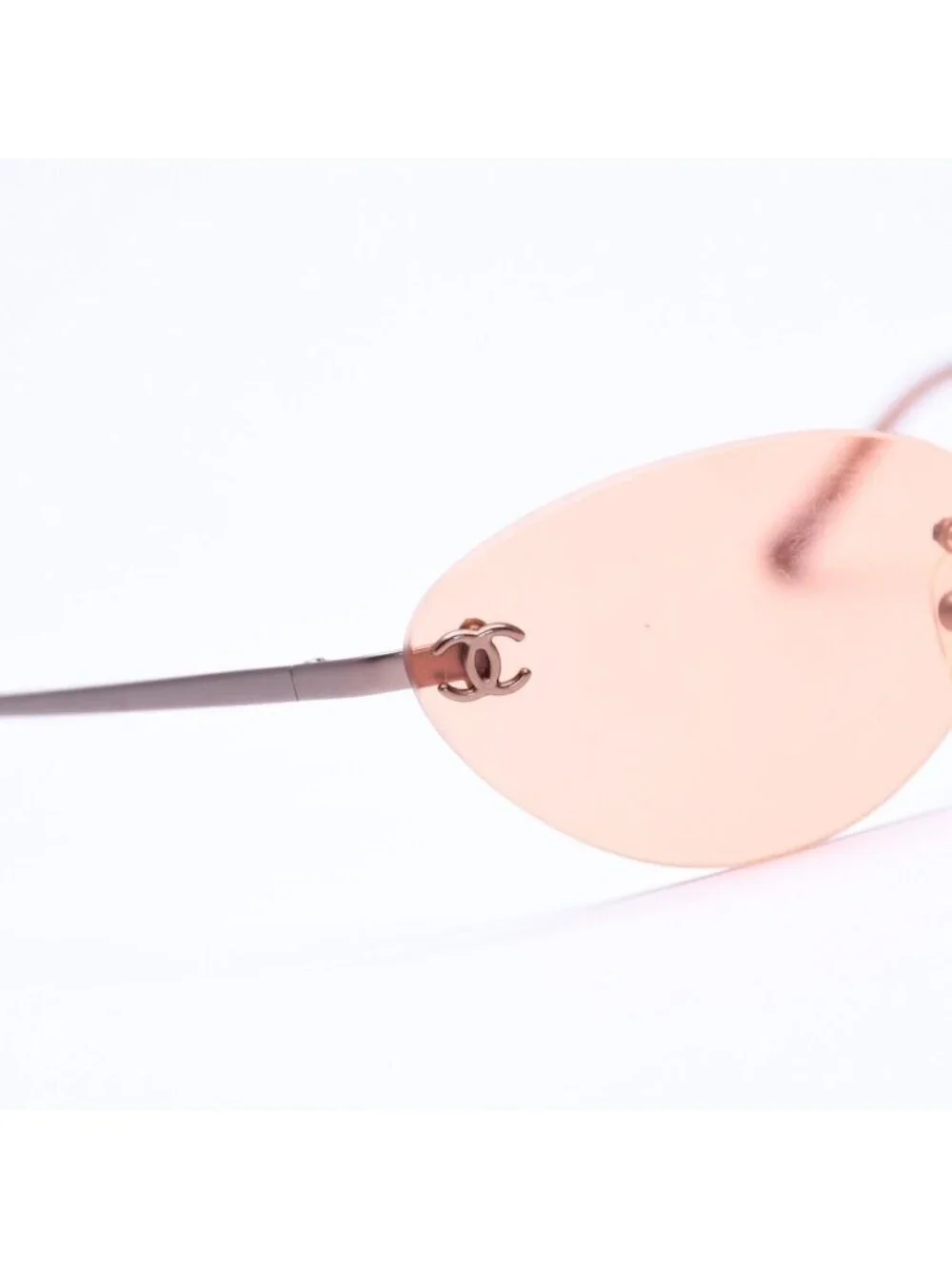Chanel Sunglasses Eyewear CC Logo Orange Brown